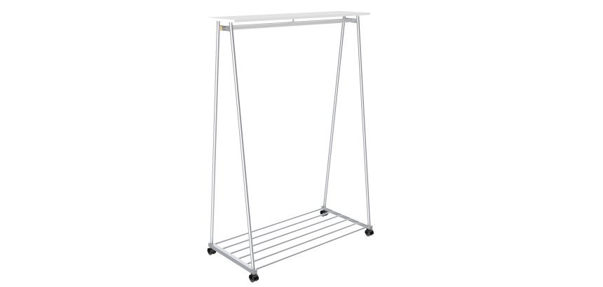 Stand appendiabiti con ruote Oslo - 175 x 115 x 62 cm - Alba