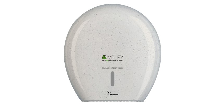 Distributore Jumbo Simplify - 34,5 x 14,8 x 34,5 cm - white wood - Papernet