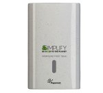 Distributore carta igenica interfogliata Simplify - 16,5 x 13,5 x 26,5 cm - white wood - Papernet