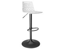 Sgabello Spider Gas  - Nero opaco/bianco - Grandsoleil