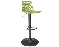 Sgabello Spider Gas  - Nero opaco/verde anice - Grandsoleil