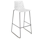 Sgabello Spider Fix  - Nero opaco/bianco - Grandsoleil