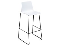 Sgabello Imola Fix  - Nero opaco/bianco - Grandsoleil