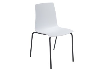 Seduta Candy - PPL - bianco/nero opaco - Grandsoleil