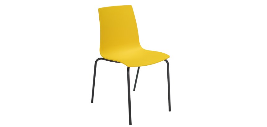 Seduta Candy - PPL - giallo/nero opaco - Grandsoleil