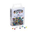 Spillo con testa di plastica colorata - inox - Leone - conf. 100 pezzi
