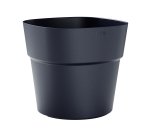Vaso Andromeda - 13 L - diametro 28 cm - blu profondo - TeraPlast