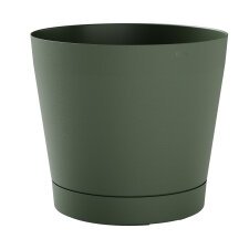 Vaso Orione - 26 L - diametro 38 cm - verde foresta - TeraPlast