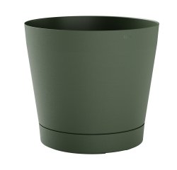 Vaso Orione - 26 L - diametro 38 cm - verde foresta - TeraPlast