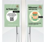 Etichette adesive per finestre - in carta - con pellicola - laser - rimovibili - 210 x 297 mm - 1et/fg - 10 fogli - bianco - Avery