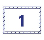 Etichette adesive per finestre - in carta - con pellicola - laser - rimovibili - 210 x 148 mm - 1et/fg - 10 fogli - bianco - Avery