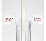 Etichette adesive per finestre - in carta - con pellicola - laser - rimovibili - diametro 200 mm - 1et/fg - 10 fogli - bianco - Avery