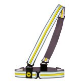 Banda sicurezza alta visibilità Cross Wrap - regolabile - giallo fluo - WoWow