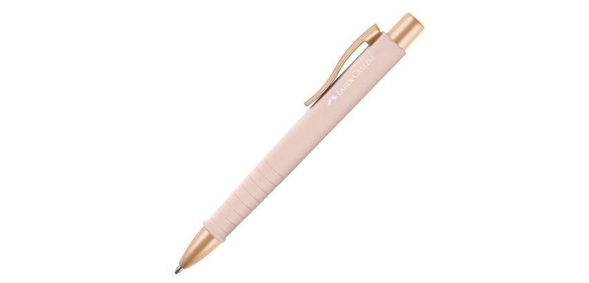 Penna a sfera a scatto Poly Ball Urban - punta 0,7 mm - fusto pale rose - Faber-Castell