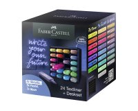Faber-Castell 254602 marker 24 pc(s) Chisel tip Multicolour