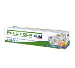 Roll pellicola trasparente - con seghetto - 300 mm x 300 m - PVC - Cuki Professional