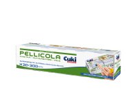 Roll pellicola trasparente - con seghetto - 300 mm x 300 m - PVC - Cuki Professional