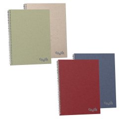 Maxiquaderno spiralato Crush - spiralato sul lato lungo - A4 - 1 rigo - 60 fogli - 80 gr - colori assortiti - Favini