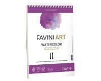 Blocco spiralato Watercolor - 23 x 29,7 cm - 300 gr - 20 fogli - Favini Art