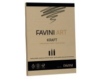 Blocco collato Kraft - A4 - 120 gr - 50 fogli - Favini Art