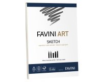 Blocco collato Sketch - A4- 90 gr - 40 fogli - Favini Art