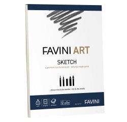 Album collato Sketch - A4 - 90 gr - 40 fogli - Favini Art