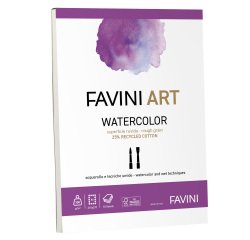 Album collato Watercolor - A4 - 300 gr - 10 fogli - Favini Art