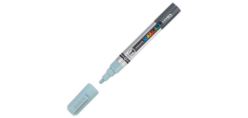 Marcatore a base d'acqua Graduate Mark All  - punta tonda 2mm - verde salvia - Lyra