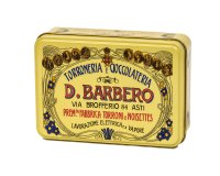 Scrigno regalo - con praline miste - 150 gr - metallo - giallo - Barbero