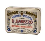Scrigno regalo - con tartufi misti - 130 gr - metallo - panna - Barbero