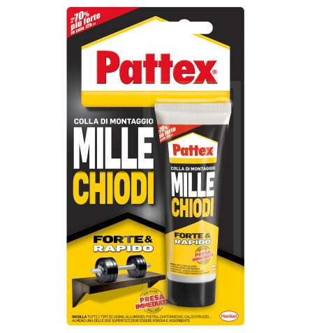 Colla Pattex Millechiodi forte e rapido - 100 gr - Pattex