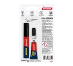 Colla Super Attak - adesivo liquido e attivatore in penna - adatto per incollare plastiche domestiche - 2 gr + 4 ml - trasparente - Loctite - conf. 2 pezzi