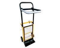 Carrello multifinzione - 99 x 38 x 31cm - portata massima 45 kg - acciaio - Garden Friend