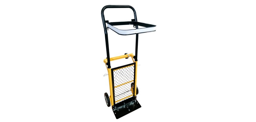 Carrello multifinzione - 99 x 38 x 31cm - portata massima 45 kg - acciaio - Garden Friend