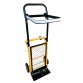 Carrello multifinzione - 99 x 38 x 31cm - portata massima 45 kg - acciaio - Garden Friend