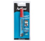 Marcatore permanente - per idraulica - punta tonda - 1,5 mm - rosso - Artline