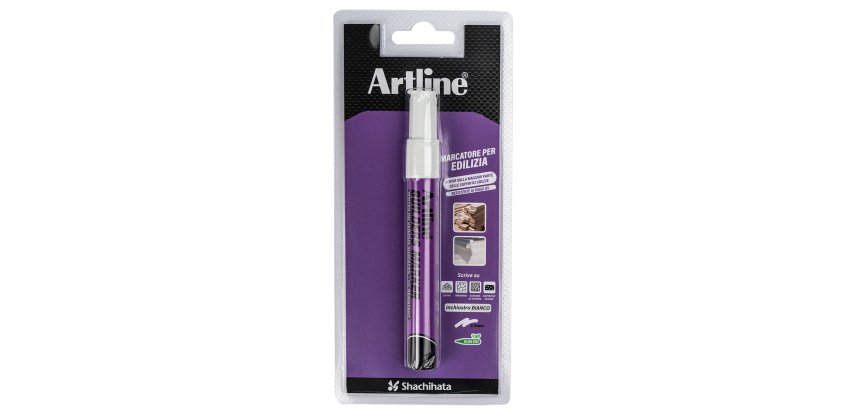 Marcatore permanente - per costruttori - punta tonda 2,3 mm - bianco - Artline