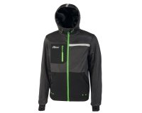 Felpa U-Power Galaxy, nero/verde