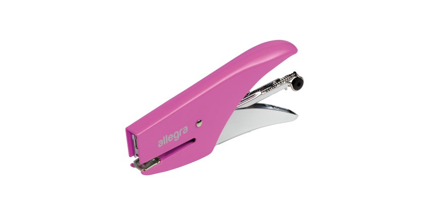 Cucitrice a pinza Allegra Fluo - passo 6 - rosa - Iternet