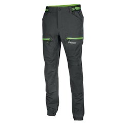 Pantalone da lavoro Horizon - taglia XL - nero/verde - U-Power