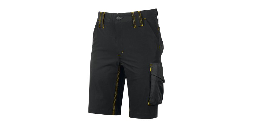 Bermuda U-Power Mercury, nero/giallo