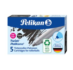 Cartuccia sferografica KM5 ECO - nero - Pelikan - conf. 5 pezzi