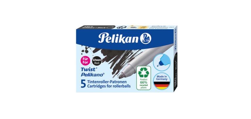 Cartuccia sferografica KM5 ECO - nero - Pelikan - conf. 5 pezzi