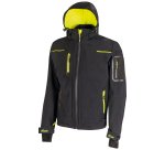 Giacca da lavoro U-Power Space, nero/giallo