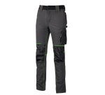 Pantalone da lavoro U-Power Atom, grigio/verde