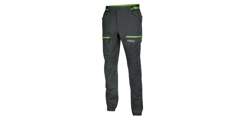 Pantalone da lavoro U-Power Harmony, grigio/verde