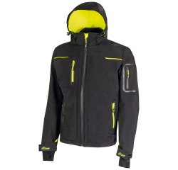 Giacca da lavoro U-Power Space, nero/giallo