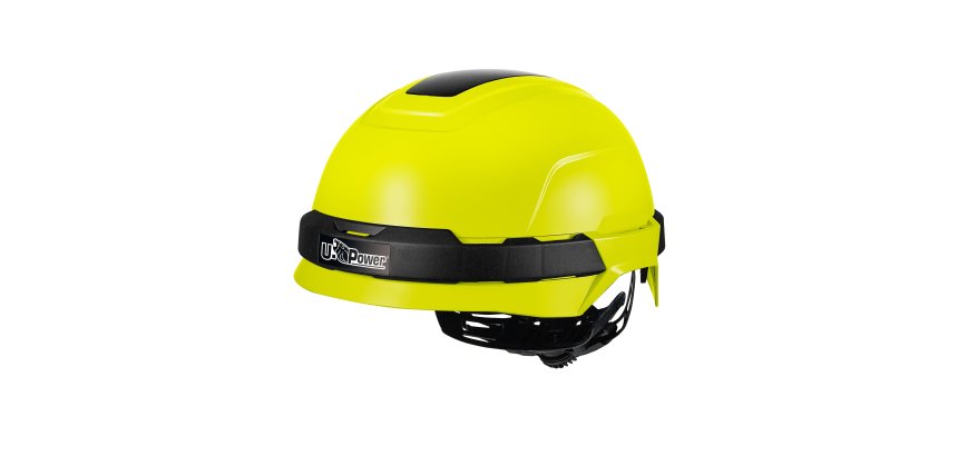 Casco protettivo Antares  - regolabile - giallo fluo - U-Power