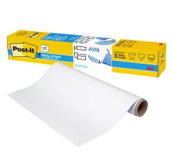 Lavagna cancellabile Easy Erase - in rotolo - 91,4 x 121,9 cm - bianco - Post-it