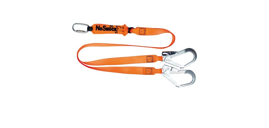 Assorbitore di energia - con doppio gancio - 2 m - arancio - Deltaplus